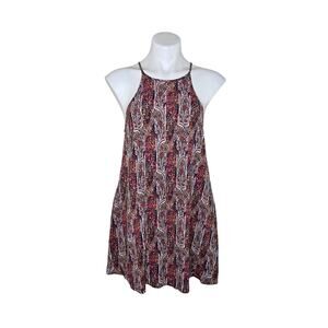 AMERICAN EAGLE Sleeveless Paisley Print Swing Mini Dress Size Small